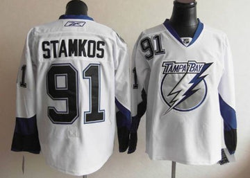 Steven Stamkos Tampa Bay Lightning white jersey