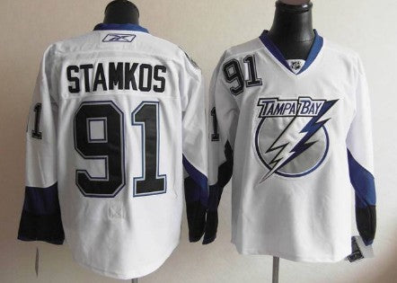 Steven Stamkos Tampa Bay Lightning white jersey