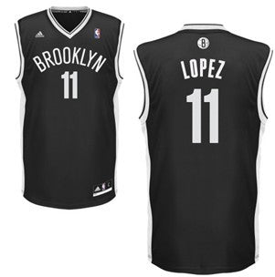 Brook Lopez Brooklyn Nets black jersey