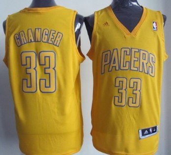 Danny Granger Revolution Indiana Pacers yellow jersey