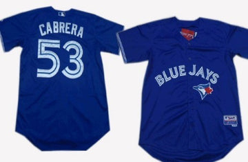 Melky Cabrera Toronto Blue Jays blue jersey