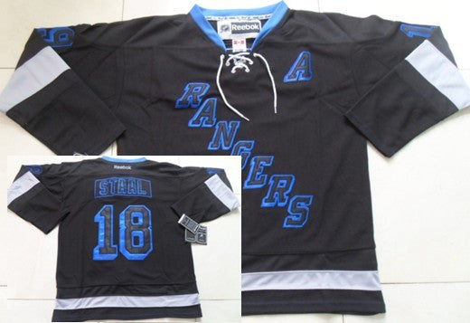 Marc Staal New York Rangers black jersey