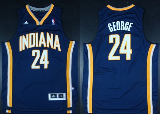 Paul George Revolution Indiana Pacers navy jersey