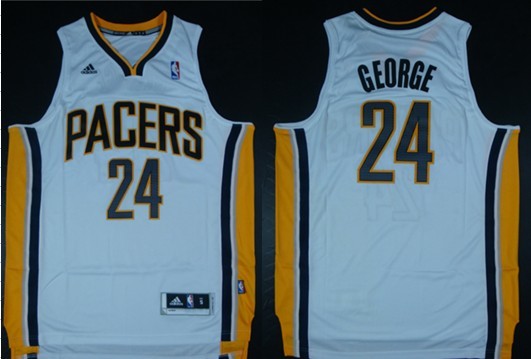 Paul George Revolution Indiana Pacers white jersey