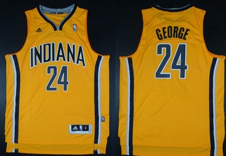 Paul George Revolution Indiana Pacers yellow jersey
