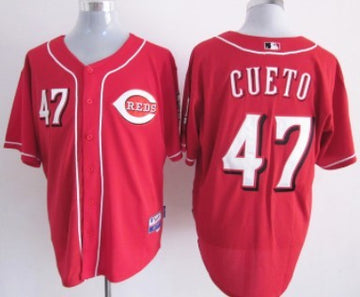 Johnny Cueto Cincinnati Reds red jersey