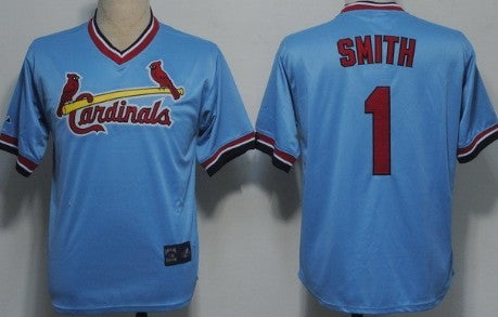 Ozzie Smith St. Louis Cardinals blue jersey