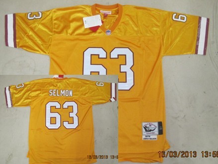 Roy Selmon Tampa Bay Buccaneers orange Throwback jersey