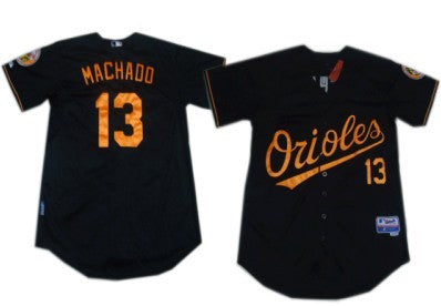 Manny Machado Baltimore Orioles black jersey