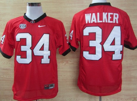 Herschel Walker Georgia Bulldogs red jersey