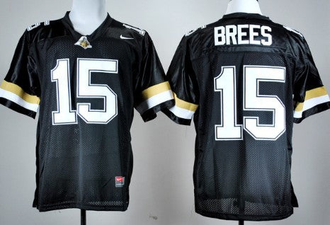 PPurdue Drew Brees Purdue Boilermakers black jersey