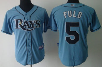 Sam Fuld Tampa Bay Rays blue jersey