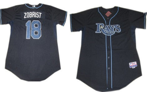 Ben Zobrist Tampa Bay Rays navy jersey