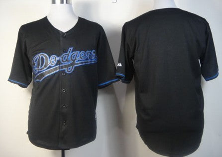 Custom Los Angeles Dodgers black Fashion jersey
