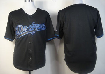 Custom Los Angeles Dodgers black Fashion jersey