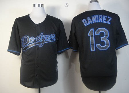 Hanley Ramirez Los Angeles Dodgers black Fashion jersey