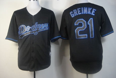 Zack Greinke Los Angeles Dodgers black Fashion jersey
