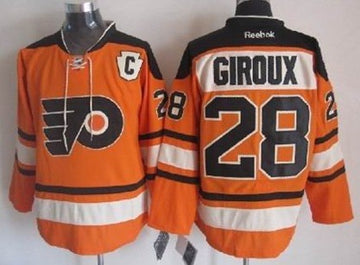 Claude Giroux Philadelphia Flyers orange Winter Classic jersey