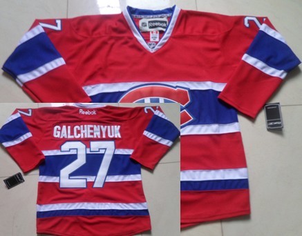 Alex Galchenyuk Montreal Canadiens red jersey