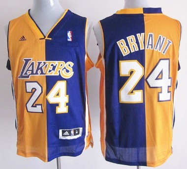 Kobe Bryant Revolution Los Angeles Lakers yellow jersey