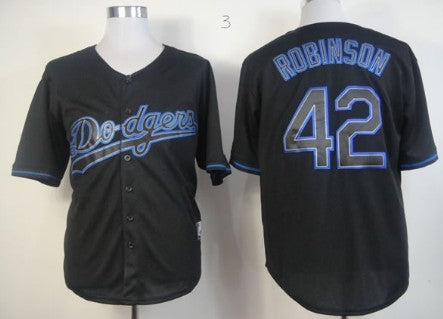 Jackie Robinson Los Angeles Dodgers black Fashion jersey