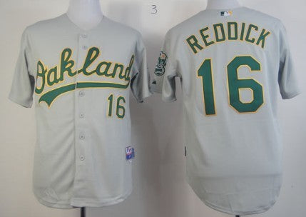Josh Reddick Oakland Athletics gray jersey