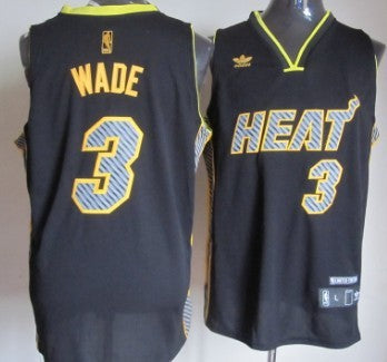 Dwyane Wade Miami Heat black Fashion jersey
