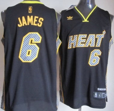 LeBron James Miami Heat black Fashion jersey