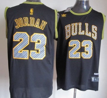 Michael Jordan Chicago Bulls black Fashion jersey