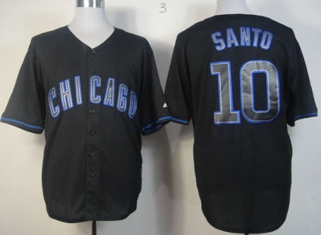 Ron Santo Chicago Cubs black Fashion jersey