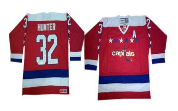 Dale Hunter Washington Capitals red All-Star jersey