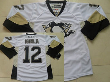 Jarome Iginla Pittsburgh Penguins white jersey