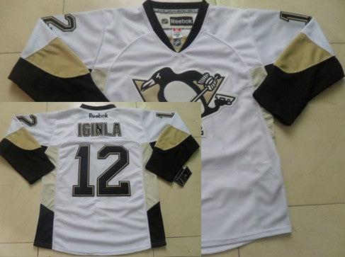 Jarome Iginla Pittsburgh Penguins white jersey