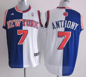 Carmelo Anthony Revolution New York Knicks blue jersey