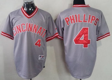 Brandon Phillips Cincinnati Reds gray jersey