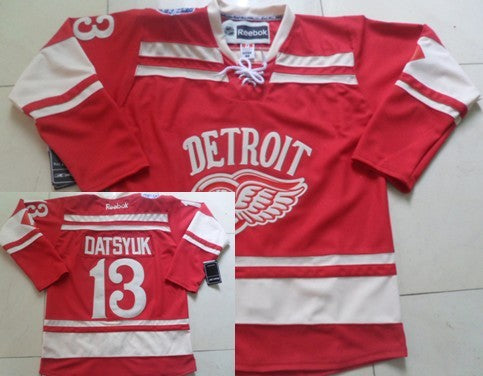 Pavel Datsyuk Detroit Red Wings red Winter Classic jersey