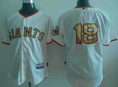 Matt Cain San Francisco Giants cream jersey