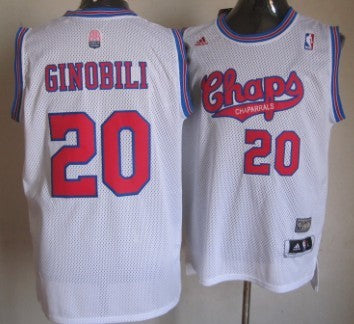Manu Ginobili Aba Hardwood San Antonio Spurs Classic jersey