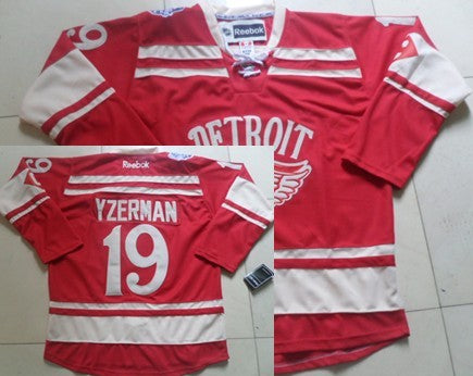 Steve Yzerman Detroit Red Wings red Winter Classic jersey