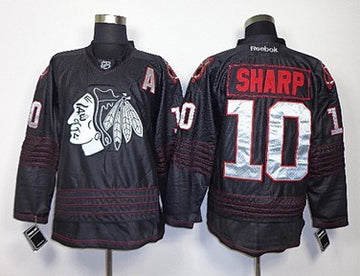 Patrick Sharp Chicago Blackhawks black jersey