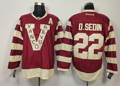 Daniel Sedin Vancouver Canucks red jersey