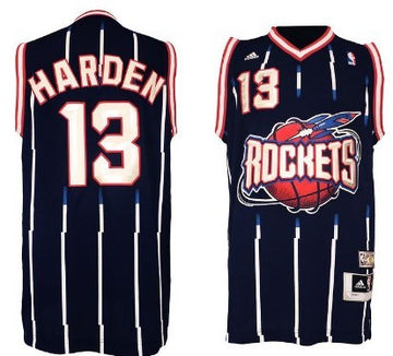 James Harden Aba Hardwood Houston Rockets navy Classic jersey