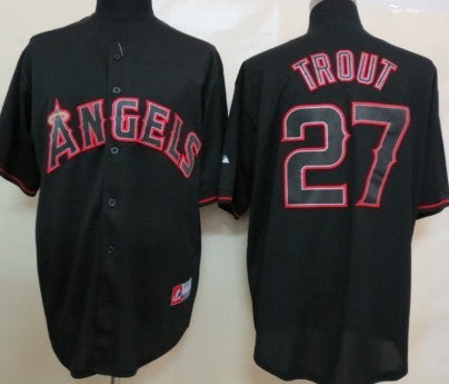 LA Los Angeles Angels black Fashion jersey