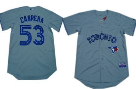 Melky Cabrera Toronto Blue Jays gray jersey