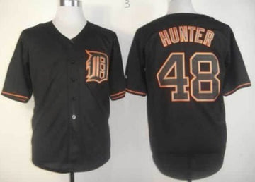 Torii Hunter Detroit Tigers black Fashion jersey