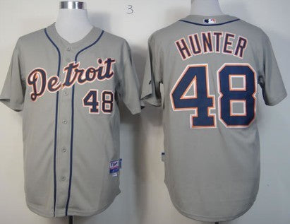 Torii Hunter Detroit Tigers gray jersey