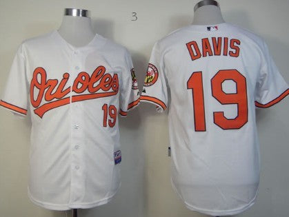 Chris Davis Baltimore Orioles white jersey