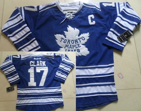 Wendel Clark Toronto Maple Leafs blue Winter Classic jersey