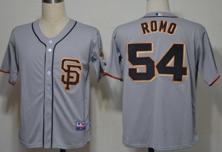 Sergio Romo San Francisco Giants gray jersey