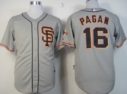 Angel Pagan San Francisco Giants gray jersey